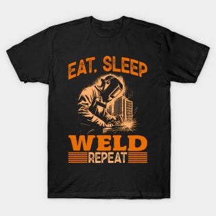 Weld Welder Ironworker Blacksmith T-Shirt